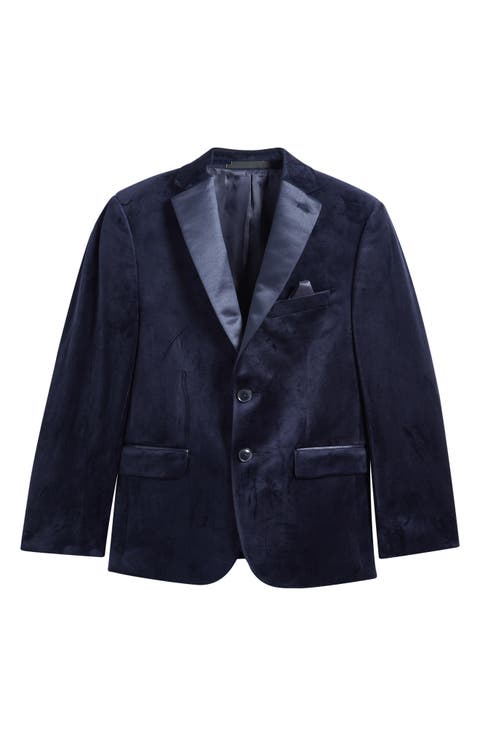 Kids' Velvet Blazer (Big Kid)