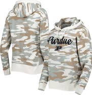 PRESSBOX Women's Pressbox Camo Purdue Boilermakers San Pablo Pullover Hoodie
