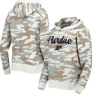 PRESSBOX Women's Pressbox Camo Purdue Boilermakers San Pablo Pullover Hoodie