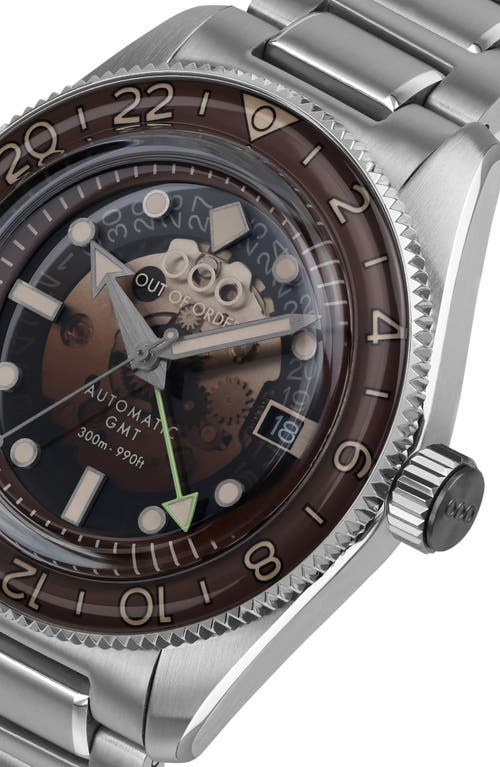 Out Of Order Shaker Automatic Gmt Bracelet Watch, 40mm In Cuba Libre Limited Edition