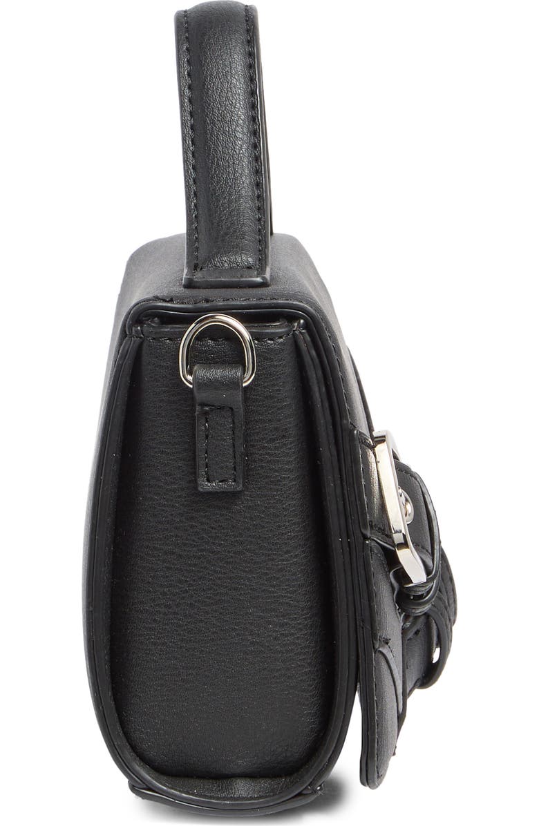 Madden Girl Buckle Flap Crossbody Bag, Alternate, color,