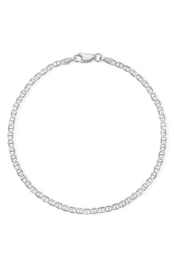 Glaze Jewelry Mariner Chain Necklace In Silver