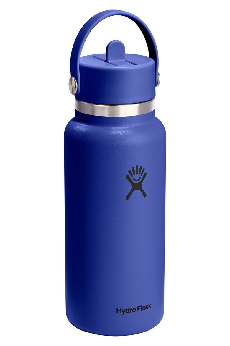 Hydro Flask 32-Ounce Wide Mouth Flex Straw Cap Water Bottle