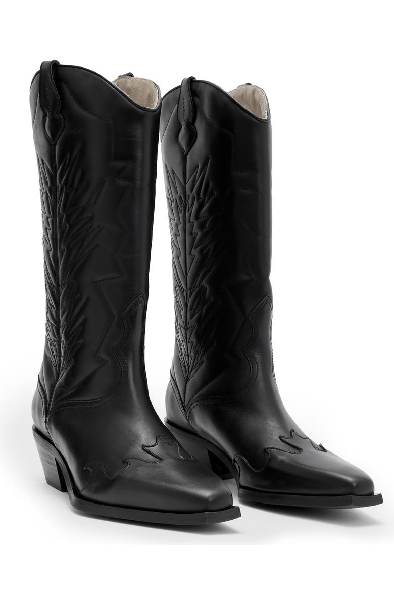 AllSaints Kacey Western Boot, Main, color,