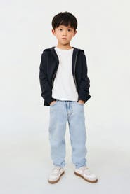 H&M Tapered cotton-blend jeans