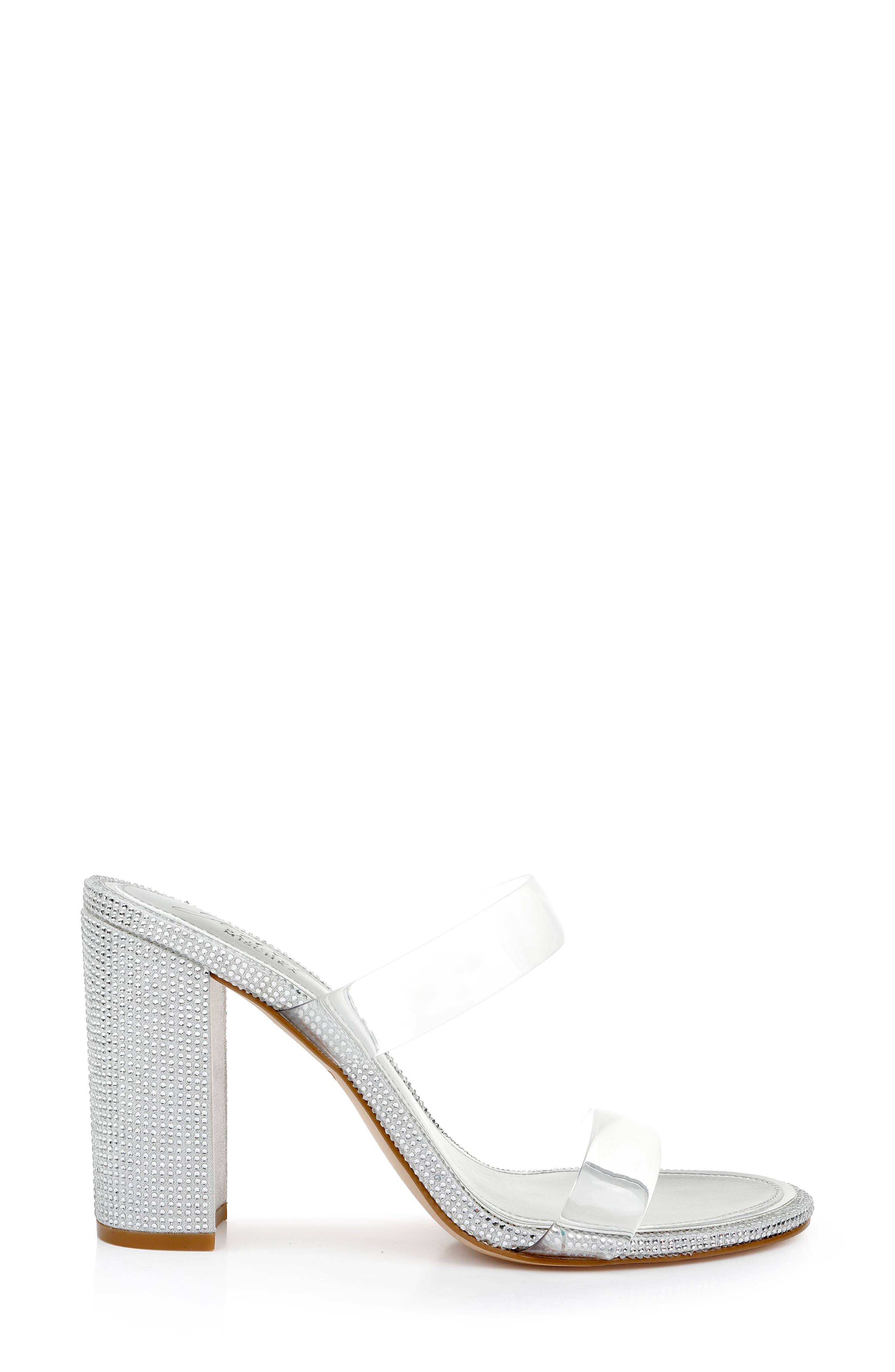 Jewel Badgley Mischka Lucero Sandal, Alternate, color, Clear