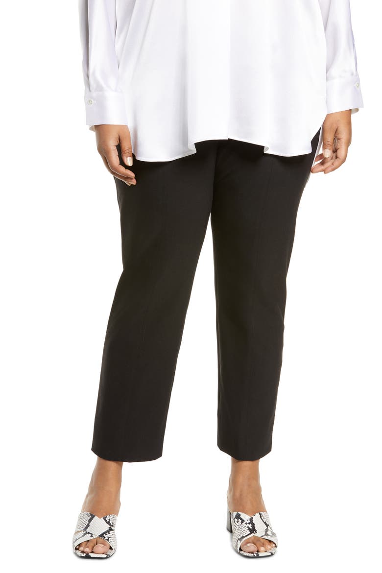 Front Seam Leggings, Main, color, BLACK