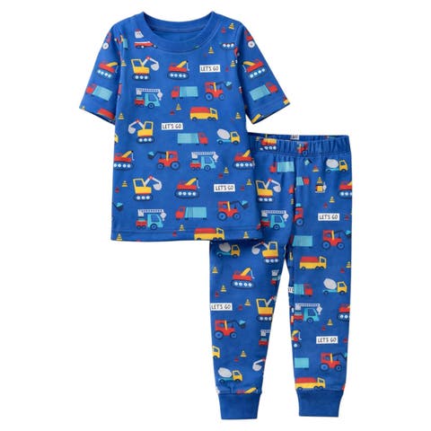 Boys Short Sleeve Pajamas Set (Toddler, Little Kid & Big Kid)