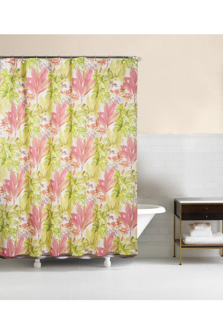 Moana Shower Curtain, Main, color, Green