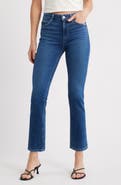PAIGE Cindy High Waist Ankle Straight Leg Jeans