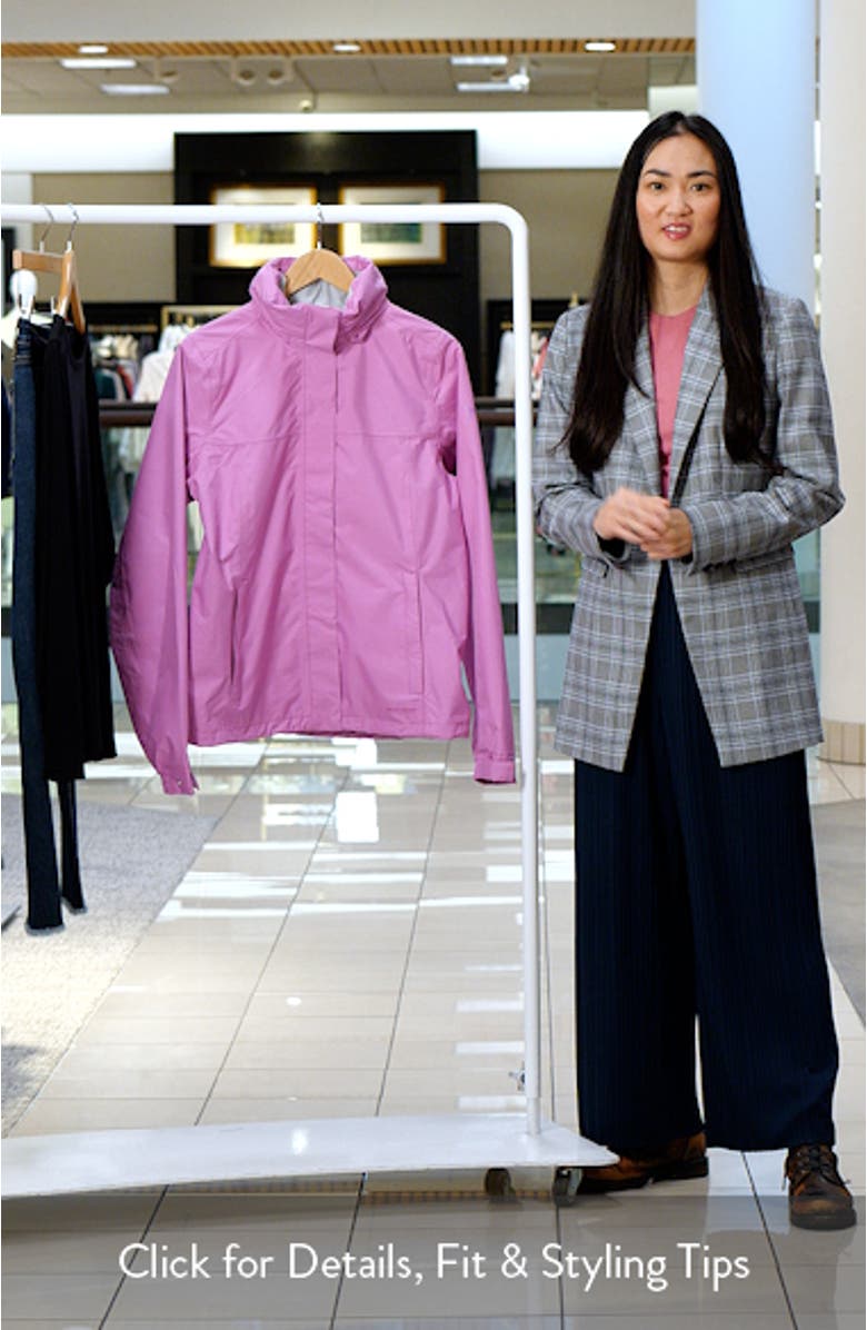 Aden Waterproof Rain Jacket with Stowaway Hood, sales video thumbnail