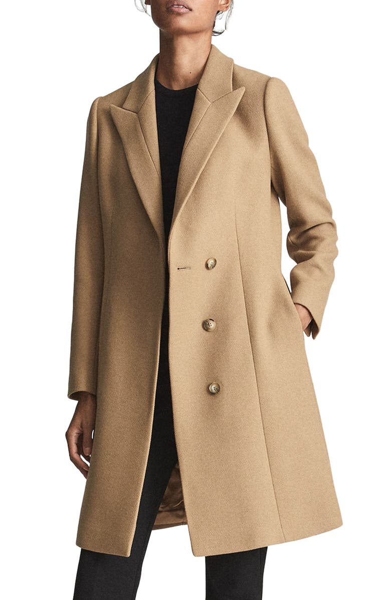 Reiss Marlow Wool Blend Coat, Main, color, 
