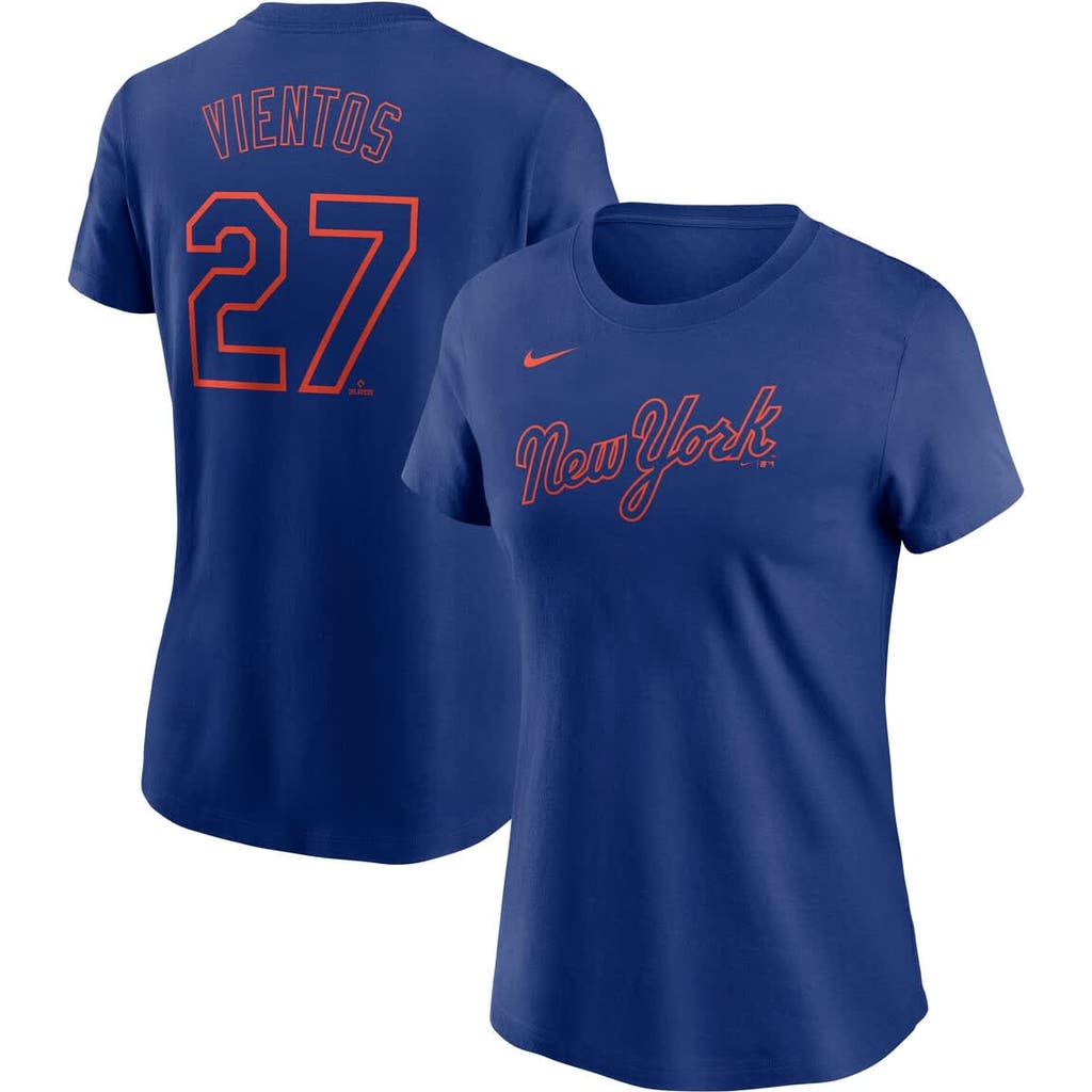 Nike Women's Mark Vientos Royal New York Mets Fuse Name Number T-shirt In Blue