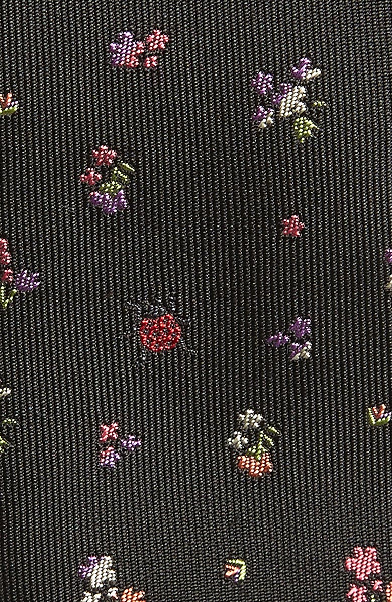 Paul Smith Floral Jacquard Skinny Silk Tie, Alternate, color, 