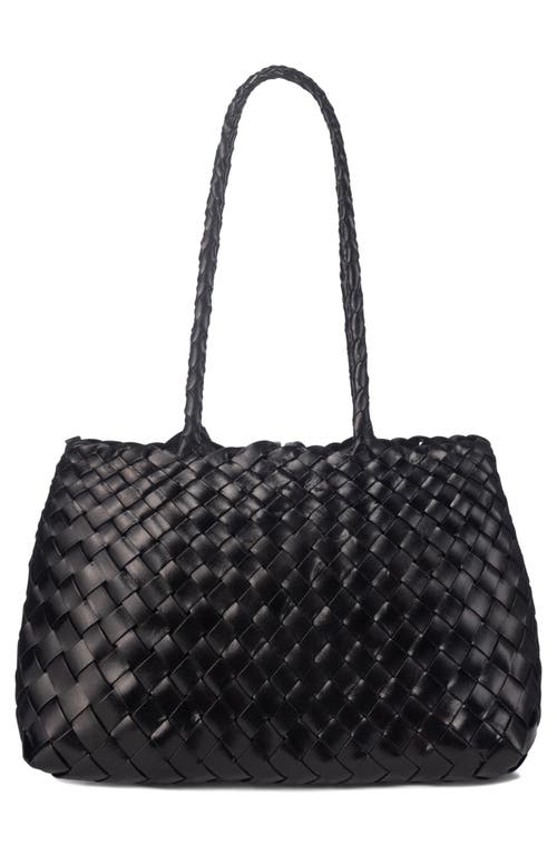 ORYANY ORYANY KAYLA WOVEN LEATHER SHOULDER BAG 