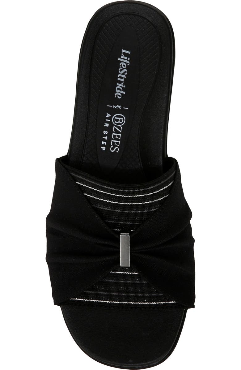 LifeStride Paradise Slide Sandal, Alternate, color, Blk