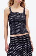 Madewell Smocked Tank Top