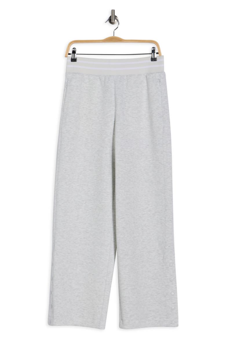 Sanctuary Scuba Knit Wide Leg Pants, Alternate, color, HEATHER LIGHT GREY