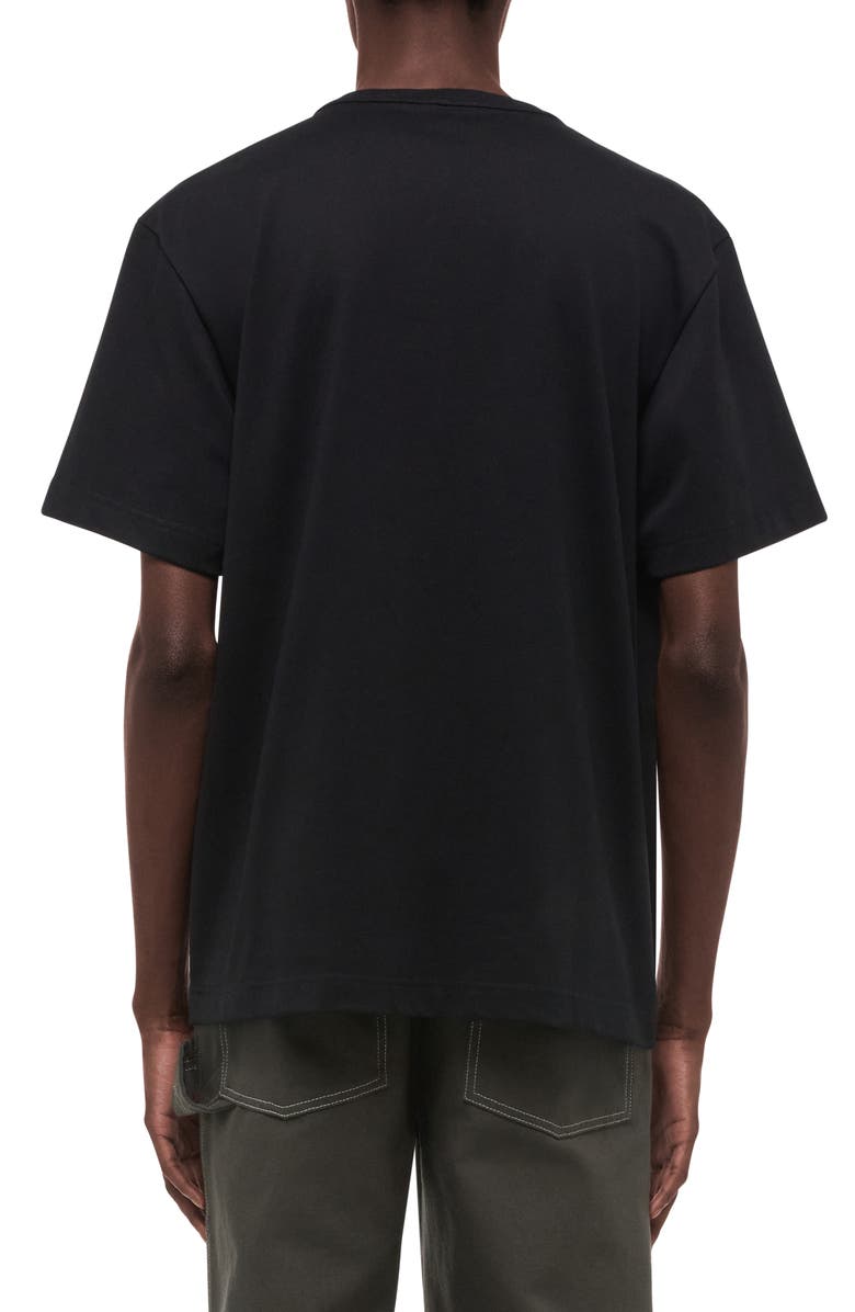Helmut Lang Skier Graphic T-Shirt, Alternate, color, Black