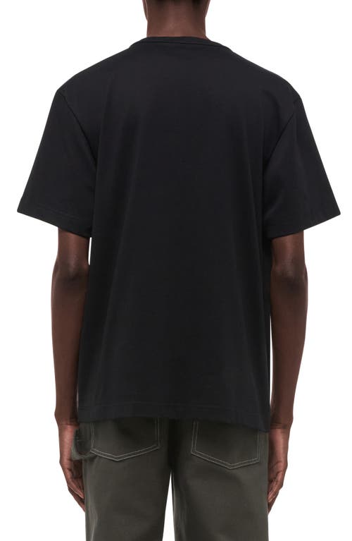 Helmut Lang Skier Graphic T-shirt In Black