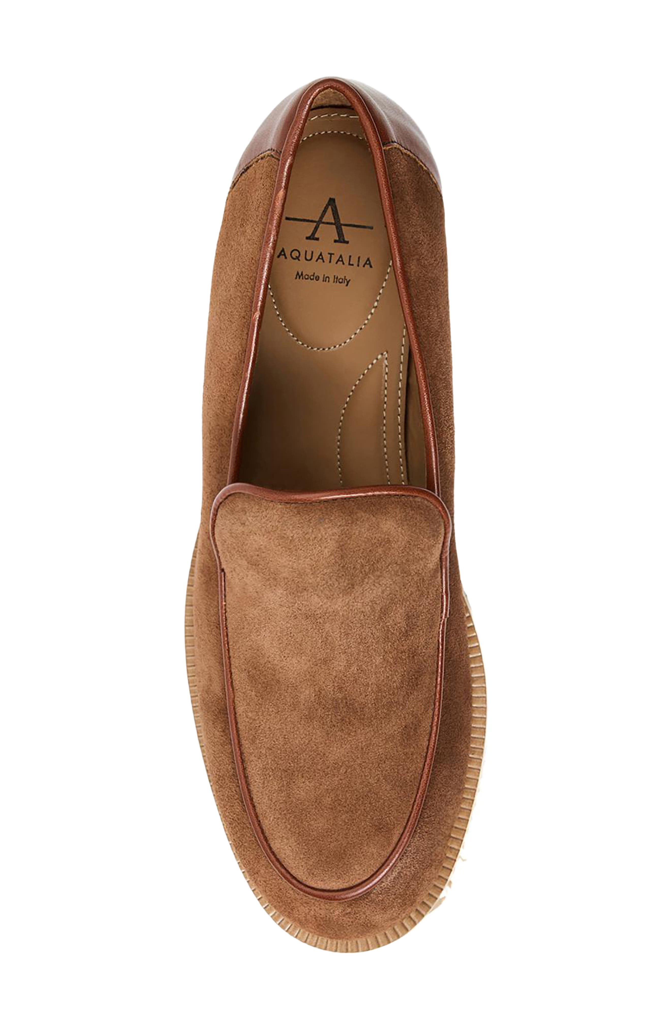 Aquatalia Honnete Water Resistant Platform Flat, Alternate, color, 