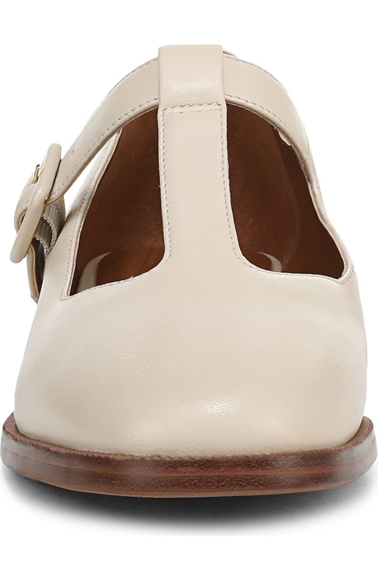 Franco Sarto Kenley T-Strap Flat, Alternate, color, Ivory White