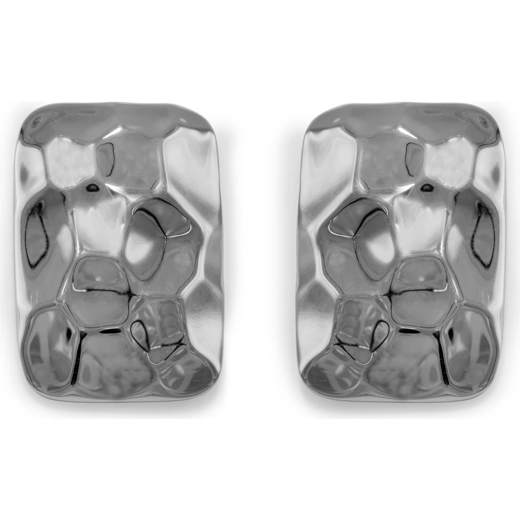 Black Suede Studio Rana Earring In Silver