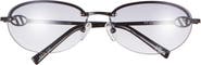 Le Specs Slinky 62mm Oval Sunglasses