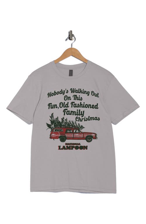 Monster Digital National Lampoon Fun Old Fashioned Graphic T-shirt In Gray