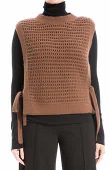MAX STUDIO Mock Neck Sweater Vest