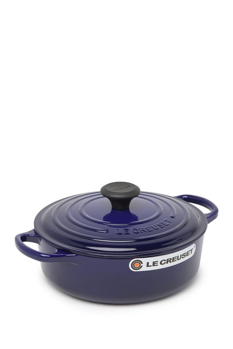 Round Wide Dutch Oven - 3.5 Quart, Main, color, INDIGO