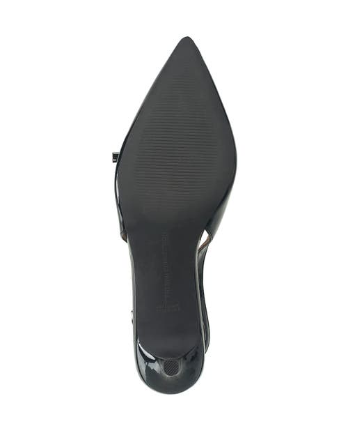 French Connection Quinny Slingback Kitten Heel In Black