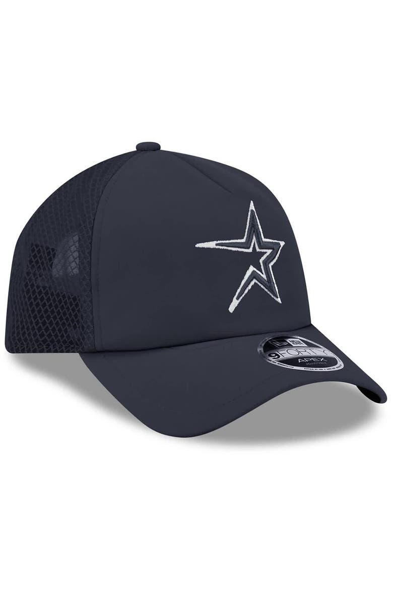 Men's New Era Navy Houston Astros 2026 Batting Practice Alternate Apex 9FORTY Adjustable Hat, Alternate, color, Navy