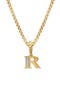  18K Yellow Gold - R