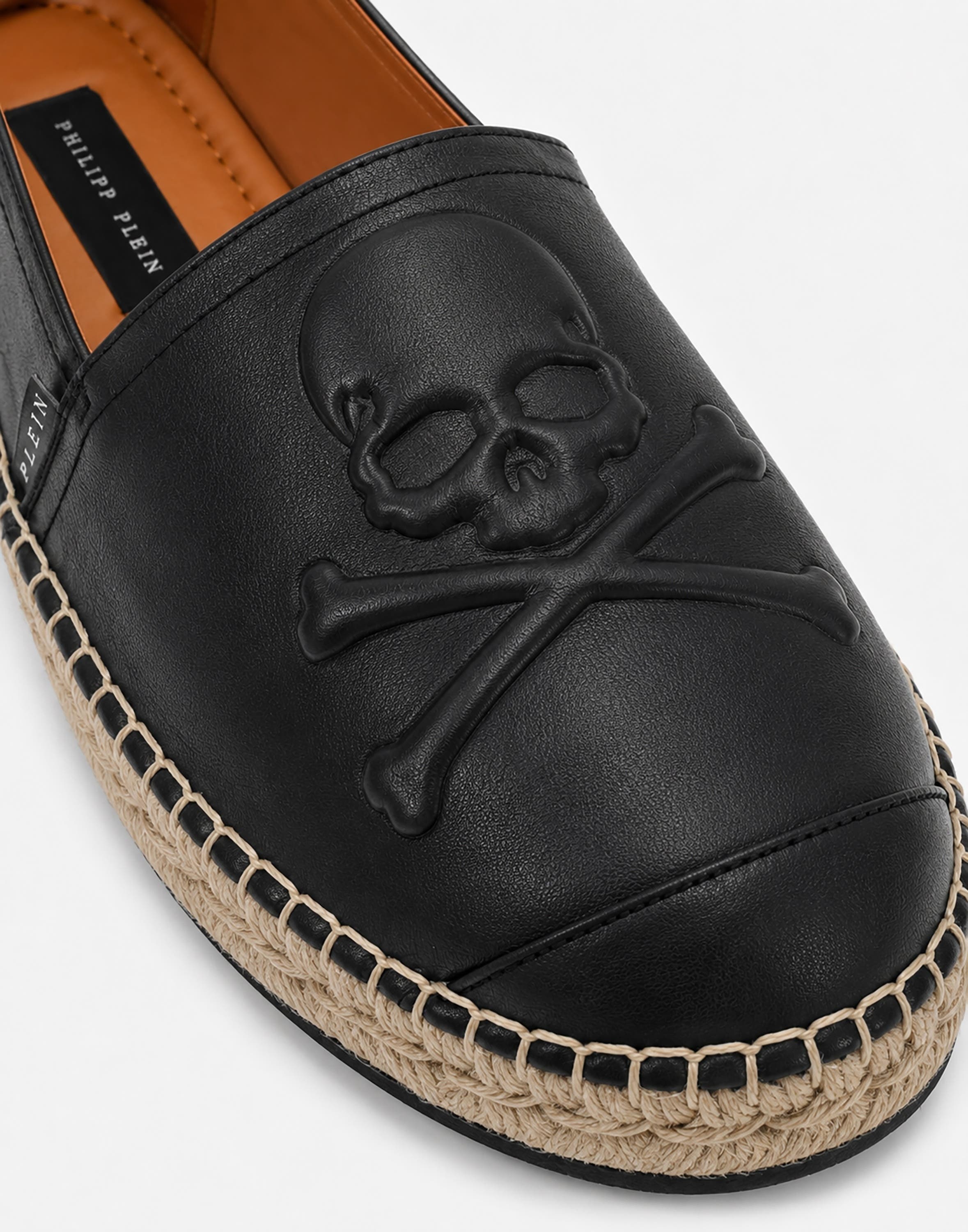 Nappa Leather Espadrillas Skull Men, Alternate, color, black