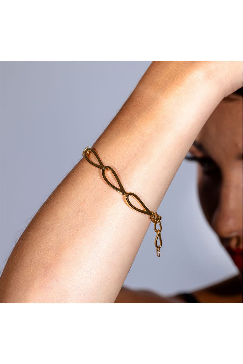 Petal Bracelet, Alternate, color, Gold Vermeil