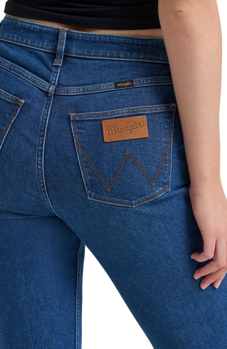 Wrangler Western High Waist Flare Leg Jeans, Alternate, color,