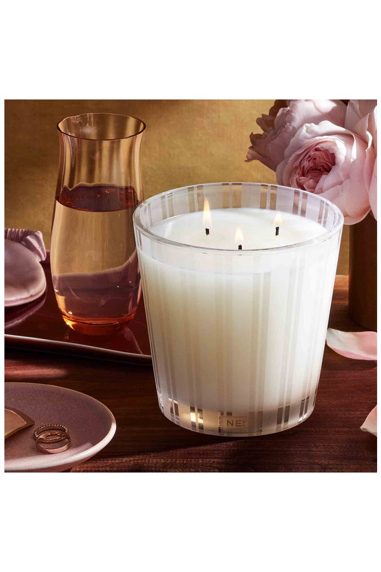 Rose Noir & Oud Scented Candle, Alternate, color, NO COLOR