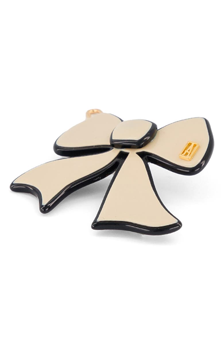 Alexandre de Paris Side Bow Barrette, Alternate, color, Beige