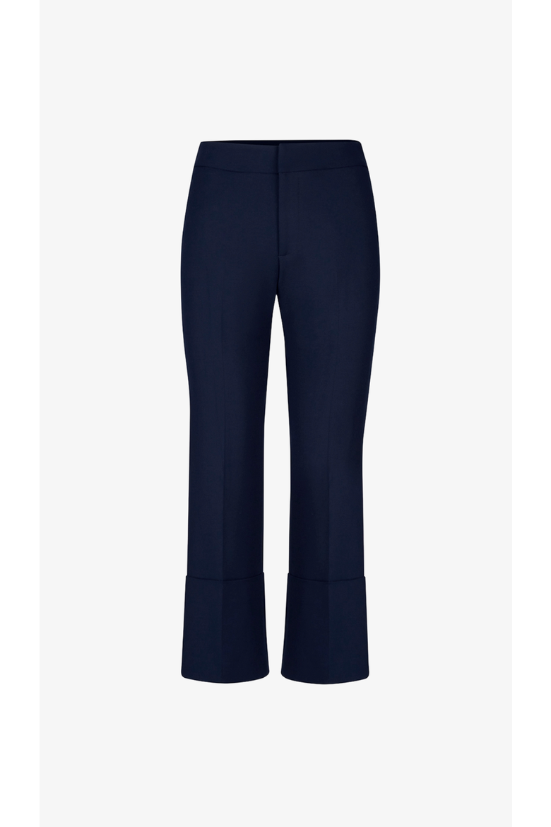 Cuffed Flood Pant, Alternate, color, Navy