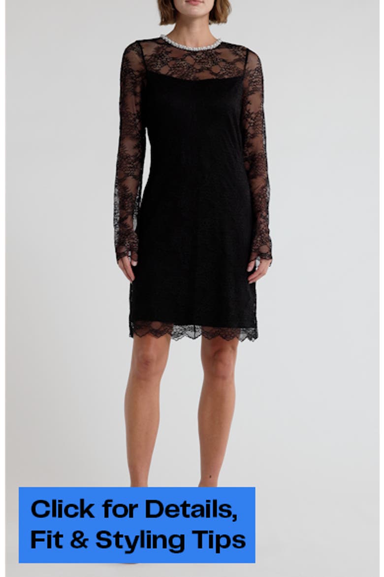 blue silver dress Dusty Sequin Short Fashion Black V Neck crochet Size:6 W shoulder style