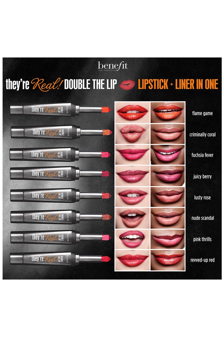 They're Real! Double the Lip Lipstick & Liner in One, Alternate, color, REVVED UP RED