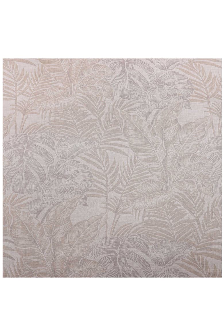 Jungle Palms Cotton Duvet Set, Alternate, color, BEIGE