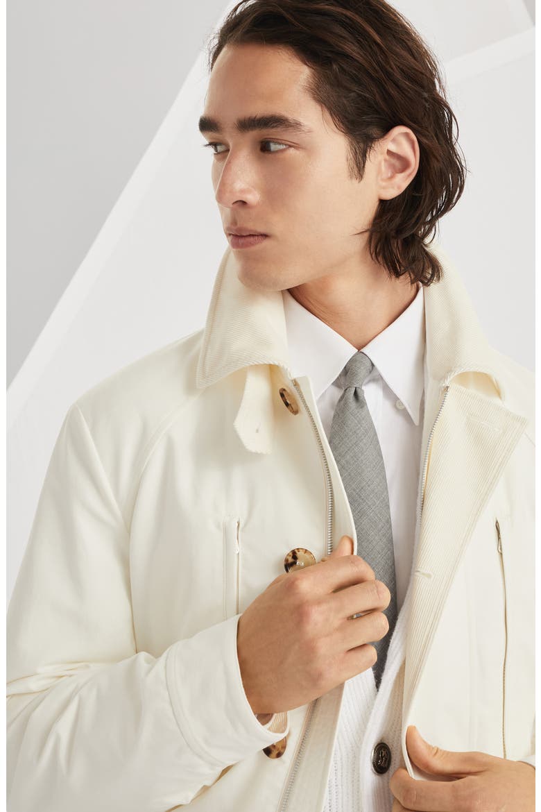 Water-resistant parka, Alternate, color, Off-White
