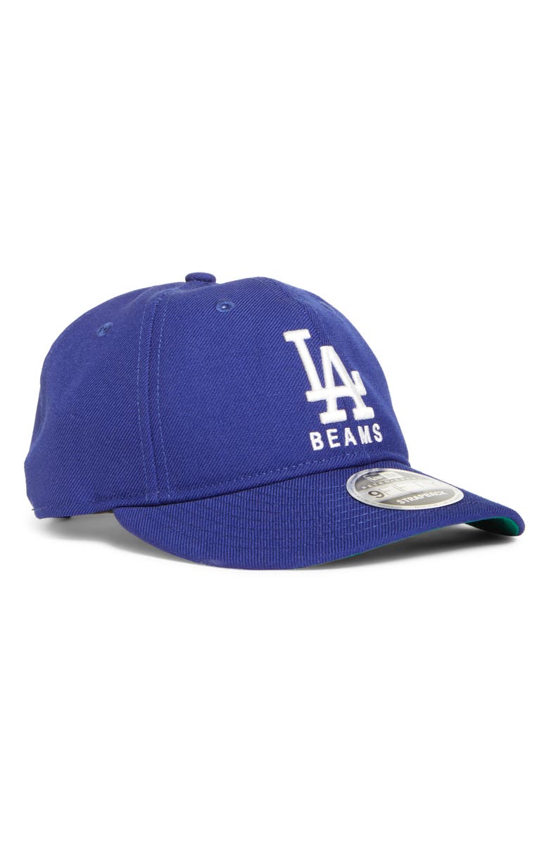 New Era BEAMS x New Era 9FIFTY Los Angeles Dodgers Wool Twill Baseball Cap, Main, color,