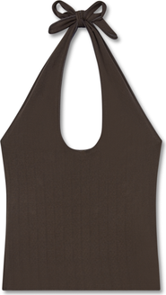 VIR VITA Pauline Pointelle Halter Top