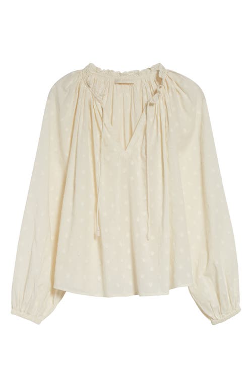 ULLA JOHNSON ULLA JOHNSON ADA CLIP DOT COTTON TOP
