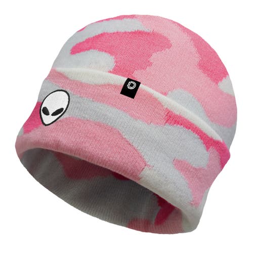 Dalix Alien Beanie In Pink Camo