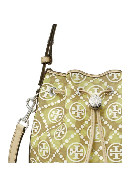 TORY BURCH TORY BURCH T MONOGRAM MESH DOT BUCKET BAG