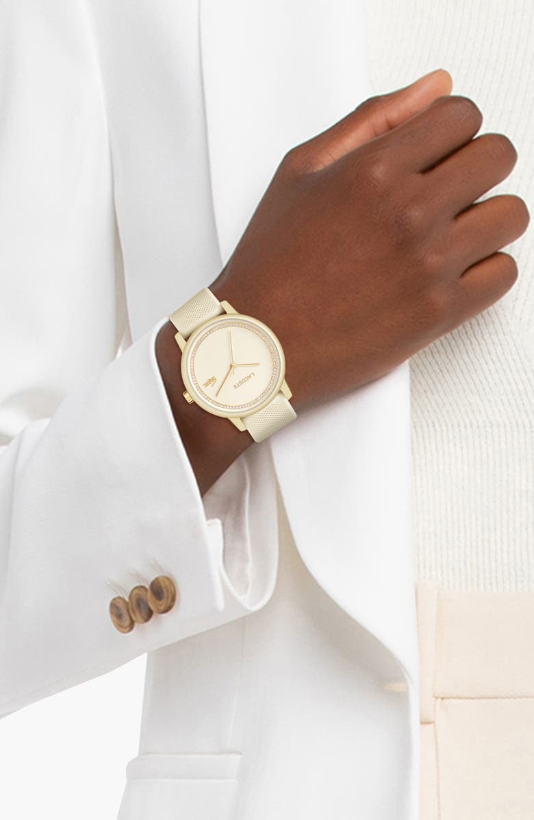 Lacoste 12.12 Go Silicone Strap Watch, 36mm, Alternate, color,